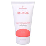 Hydrate your intimate spots to feel the best hydration lotion that replenishes the skin and keeps you skin feeling its best. This Intimate Enhancements Daily Vaginal Lotion soothes dryness in the vaginal area for a long lasting comfort. This rich and odorless formula glides on gently and maintains hydration to the area applied.
