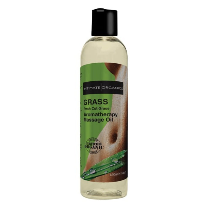 This massage oil by Intimate Organics is a 100% vegan friendly massage oil derived from a sweet almond oil base. Silky soft and leaving your skin moisturized, this highly concentrated oil requires only a small amount for usage and leaves you feeling relaxed, supple, and soothed. The exquisite scent lingers, providing you with constant therapeutic benefits long after your massage.