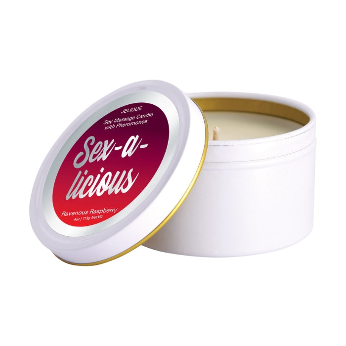 Set the mood you desire with this scented soy massage oil candle and let the sweet, fragrant oil take over. Jelique Pheromone Massage Candles are formulated with natural soy wax and other natural oils to soothe and soften skin.