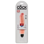 This life like dildo features a powerful multi-speed vibrator that delivers mind blowing thrills. Waterproof for play in and out of the water. Vibrator requires 1 AA battery, not included. Size 8.5 inches long by 2 inches wide, 6 inches circumference, insertion length 7.25 inches. Made using body safe materials.