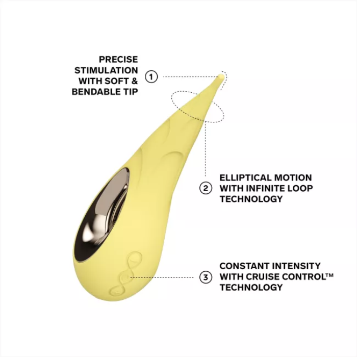 Lelo Dot Cruise Clitoral Stimulator Lemon