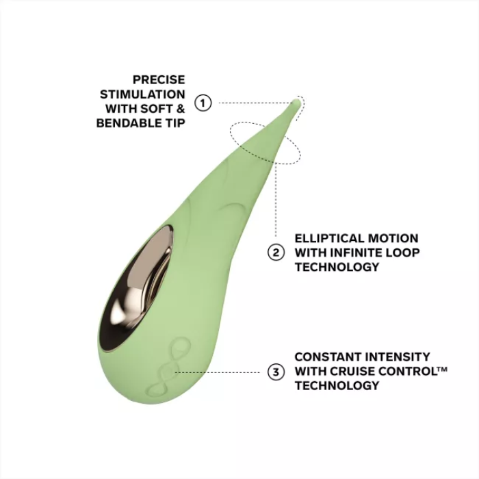 Lelo Dot Cruise Clitoral Stimulator Pistachio