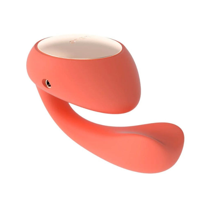 IDA Wave is an app-connected dual vibrator powered by 2 separate motors, created for those who like to build up to their orgasm gradually. The rotating, insertable tail stimulates the G-spot that mimics finger-like motion. At the same time, the larger tip brings satisfying vibrations to the clitoris. It features 4 default pleasure settings, which can be configured up to 10 using the designated LELO app. Waterproof and USB rechargeable.