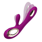 Deep Rose Lelo Soraya Wave vibrator, luxury and good looks at its best, with a beautiful silver inlay this is the ultimate in sexy! With or without your lover Soraya Wave has 8 stimulating modes that provides intense pleasure of both inside (G-spot) & outside (clitoral) stimulation. It also has a pulsating tip for a deep satisfying G-spot massage with a back and forth movement. Medical Grade Silicone. 100% waterproof. USB Rechargeable..
