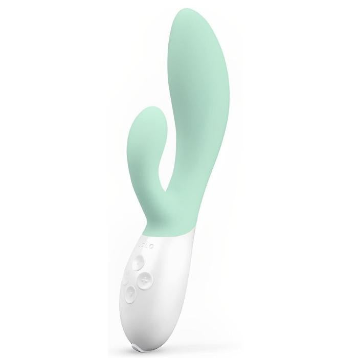 Seaweed Lelo's popular rabbit vibrator is back with excellent new features and a fresh design. INA 3 is a dual-action massager that stimulates both internal and external pleasure spots, doubling your enjoyment in one go. INA 3 is made out of smooth body-safe silicone and comes in 3 different colors. It features 10 different vibration settings and has more power that allows for increased sensation. 100% waterproof and USB rechargeable.