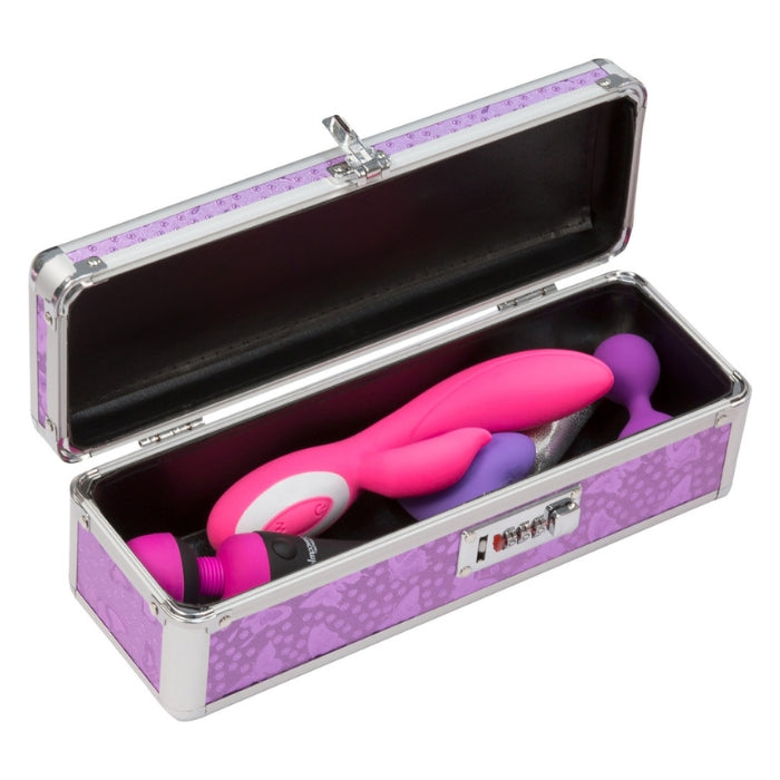 Lockable Adult Toy Box - Purple