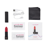Exomoon can take your public play experience to a completely new level. Thanks to its design, no one will notice your tiny vibe that you can use "on the go." A must-add-on toy to any sex toy collection. It doesn't matter if you've never bought a toy before or you have an entire mountain of them! Waterproof, App controlled and USB rechargeable.