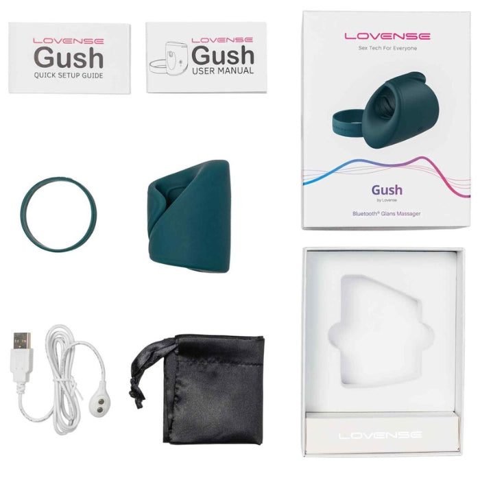 Lovense Gush, new Vibrating Masturbator that is a Remote controlled and hands-free pleasure stroker at your preferred speed. Fits all sizes, flexible 'wings' that grip you snuggly. Add the band around the stroker and you have the perfect tightness and intensity. Soft, flexible and compact perfect for travel. Rechargeable, waterproof and App controlled.