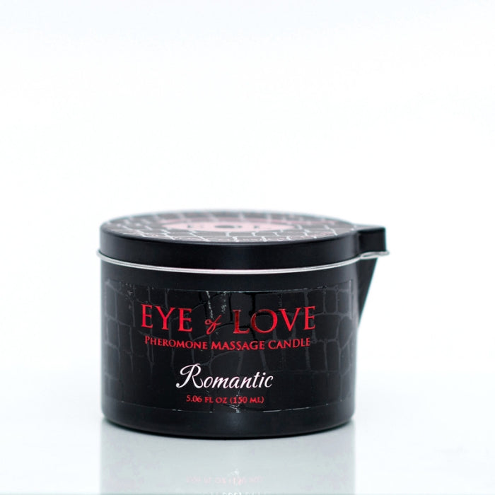 Eye of Love Pheromone Massage Candle is specially formulated for those moments when you can use that extra touch of romance and attraction. An exotic blend of beachy lemongrass, fresh mint, and sandalwood. Undertones of fresh picked herbs, milky vanilla, and warm musk will intensify her senses and drive her wild. Eye of Love Romantic is specially formulated for men to use at night to attract more women, set the mood and be more romantic.