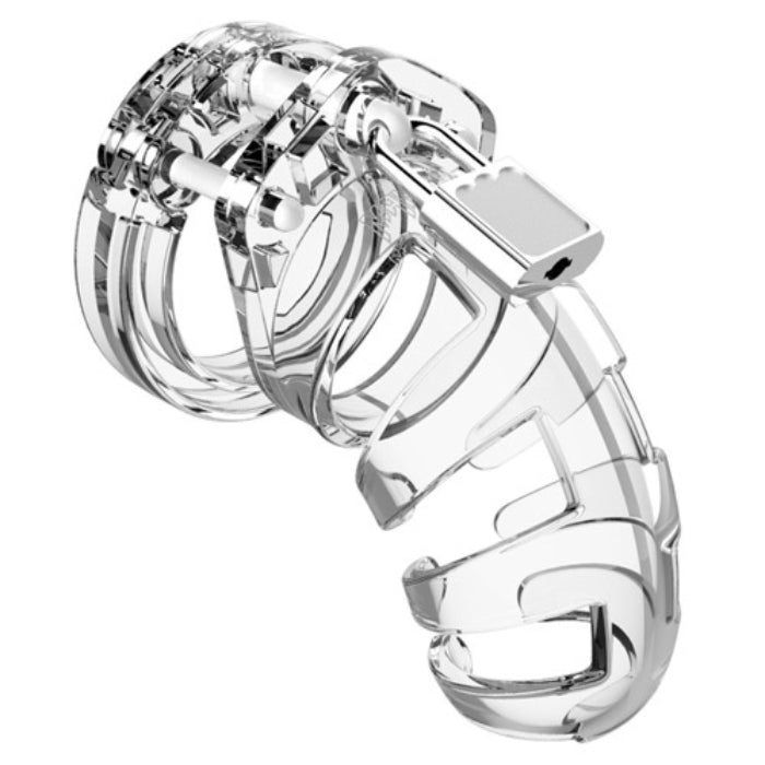 Mancage Chastity Cage - Clear 3.5inch