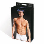 Mens Lace Up Trunk Briefs - White
