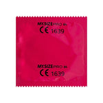 MY.SIZE PRO 64mm is a large size condom for a wider fit, ideal for those who feel that regular size condoms are too small. They have a 15% thinner wall thickness as average condoms, offering a greater sensitivity. made of Vytex, a specific natural latex. Vytex is a revolutionary plant-based raw material to eliminate nearly all the typical latex smell and the antigenic problem-causing proteins that can result in an allergic reaction to natural rubber latex. Vegan friendly.