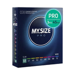 My.Size Pro Condoms 45mm have a 15% thinner wall thickness as average condoms, offering a greater sensitivity. made of Vytex, a specific natural latex. Vytex is a revolutionary plant-based raw material to eliminate nearly all the typical latex smell and the antigenic problem-causing proteins that can result in an allergic reaction to natural rubber latex. Vegan friendly.