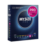 My.Size Pro Condoms 64mm have a 15% thinner wall thickness as average condoms, offering a greater sensitivity. made of Vytex, a specific natural latex. Vytex is a revolutionary plant-based raw material to eliminate nearly all the typical latex smell and the antigenic problem-causing proteins that can result in an allergic reaction to natural rubber latex. Vegan friendly.