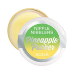 Add a new sense of cool to foreplay with the Nipple Nibblers sour burst tingle balm. The kissable formula provides a tasty and delightful tingly sensation for enhanced arousal.  Flavour: Pineapple Pucker.