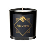 Allow the candle to melt to the outer edge of the glass. Extinguish the flame, dip into the liquid pool of warm oil and drizzle the warm oil onto your partner’s skin for a sensual massage. These massage candles are alluring and inviting. Warm and sensual. A romantic blend of Amber, warm Sandalwood and a hint of Musk.