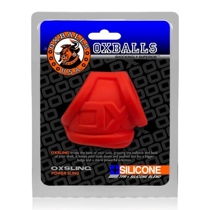 Oxballs Silicone Cocksling - Red