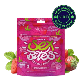 NUUD Sex Bites Strawberry Female Enhancement Gummies (3)