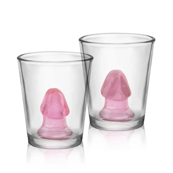 Celebrate your big day in style with Super Fun Penis Shot Glasses. These Glass shot glasses with little dicks inside will make taking your favorite shot even more fun. Perfect for bachelorette parties, pride events or just to add some fun and humour to your next celebration.
