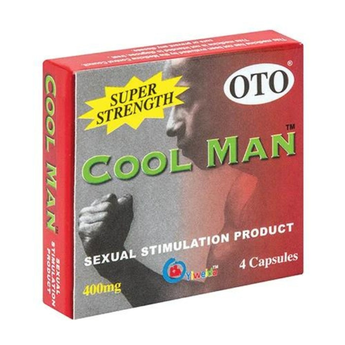 OTO Cool Man are stimulating tablets made up of a herbal blend to help with libido, stamina and recovery. It also helps with premature ejaculation and prolonged stronger harder erections.