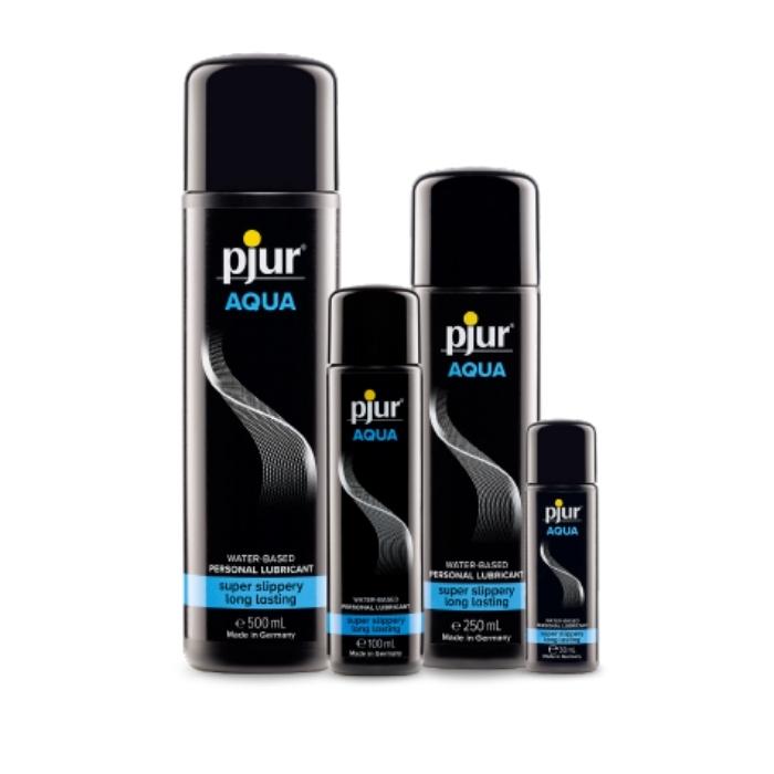 As the name suggests, Pjur water-based lube, which means not only does it feel absolutely fantastic, it is non-staining and is also very easy to clean off. Pjur aqua is ideal for use with condoms and all adult toys. Allergy tested and suitable for sensitive skin. Various sizes available.