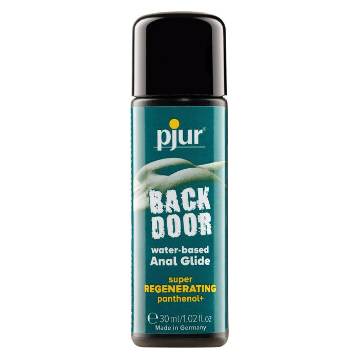 Pjur Backdoor Regenerating Panthenol is a water-based personal gel designed for dealing with intense sensations during anal sex. Premium lubricant contains unique formula of regenerating and nurturing panthenol for stressed and sensitive skin. Long-lasting exceptional lubrication, leaving your anal area clean and silky smooth 30ml bottle.