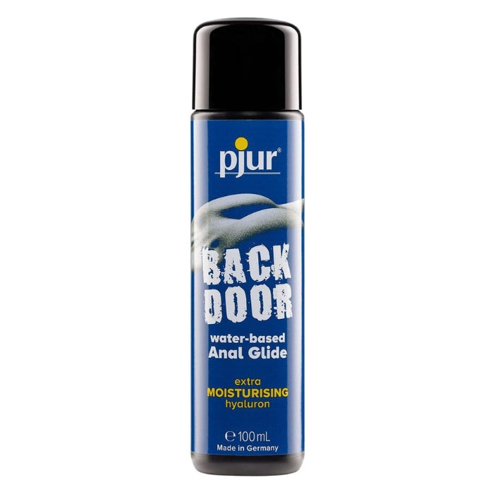 Backdoor anal lube out preforms other anal lubes, with a unique formula that binds large amounts of water in small pockets allowing for intensive extended anal sessions. Backdoor door provides all the benefits of water based lube, while spoiling you with a silky silicone feel. Suitable for use with all anal toys.