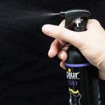 Pjur cult ultra shine spray specially designed for your favorite latex and rubber parts. Your clothes will acquire a unique shine while becoming smoother. The cult ultra shine also ensures intensive care.