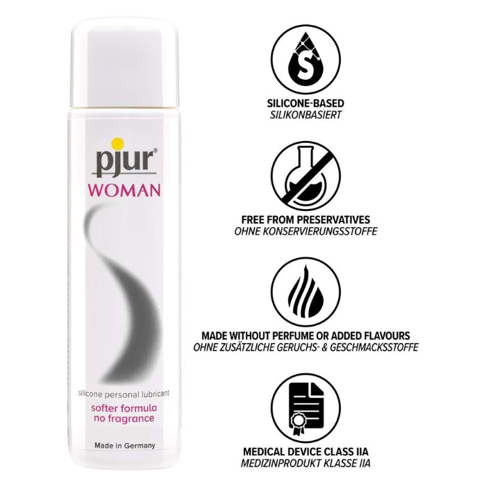 This super concentrated silicone-based formula has been designed especially for the lubrication needs of women. With a long lasting formula that won't clog pores, become sticky or need to be reapplied.