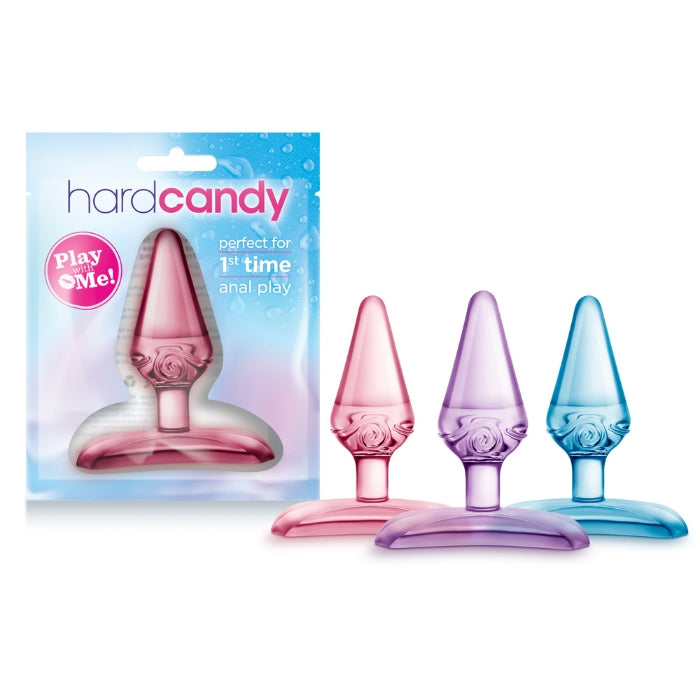 Play With Me Hard Candies Anal Plugs - Assorted Colours