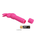 This sleek silicone vibrator tantalises your clitoris with 10 teasing vibration modes that are sure to have your toes curling. With a simple one-button operation at the base of the vibrator. The silky-smooth material glides like a dream with water-based lubricant and is also waterproof for easy cleaning after play. Takes 1 AA battery (not included).