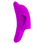 Fingerplay is more satisfying with this slip-on silicone vibrator. Build your pleasure from scratch with 10 vibration intensities and patterns. Body-safe and easy to clean, feel your way to the top with this dolphin. Enjoyed externally and internally, the velvet-smooth sheath slips on to extend your rubbing range with an angled, textured fingertip that doesn’t just scratch the surface of your satisfaction!