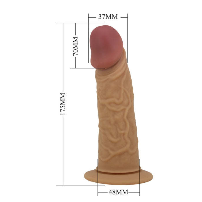 Take your penetrating play to the next level and indulge in a session with our fabulous pleasure universal strap-on harness. The delightful hard silicone shaft on this dildo strap-on is veined and features perfectly shaped super soft silicone head to provide you with maximum stimulation and penetration. Comes complete with strap-on dildo, comfortable and adjustable thick elasticated strap-on harness.