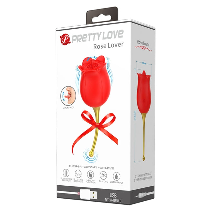 Pretty Love Rose Lover Clitoral Stimulator & Vibrator