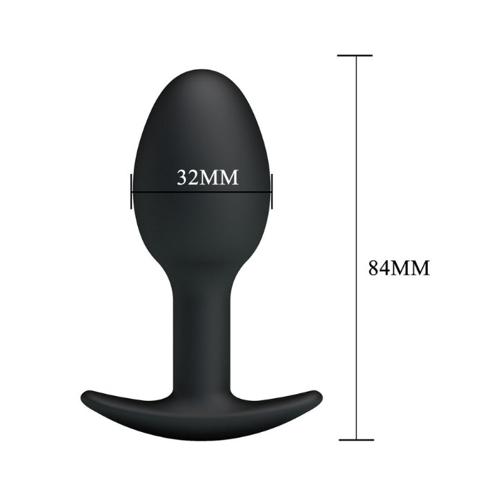 Add a little rhythm and shake to your sex life with this sensation-inducing Pretty Love Heavy Balls Silicone Butt Plug. This weight will cause the balls to knock and shake, creating a unique sensation that once inserted will cause the wearer's muscles to contract and respond to the sensations. Length 84mm by 32mm diameter.