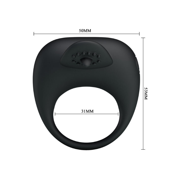 This cock ring is an ideal bedroom addition for the modern couple. Worn at the base of the penis, the stretchy but firm silicone ring gently constricts for longer lasting, stronger erections while the powerful vibrations and tongue teaser are perfectly placed for her clitoral stimulation. 