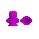 Pretty Love Vibrating Nipple Suckers provide you with stimulating sensations like a lover's caress. Work your way through the 12 functions and take pleasure in all that they offer. The Nipple Suckers are USB rechargeable for your convenience, have powerful vibrations, are made from body-safe Silicone and are waterproof for fun in and out of the water.