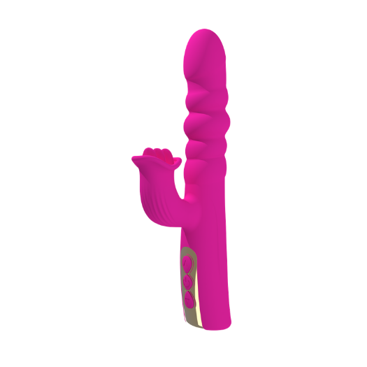 Vibrating Thrusting 3 Tongue Flex Pink 8F (USB)