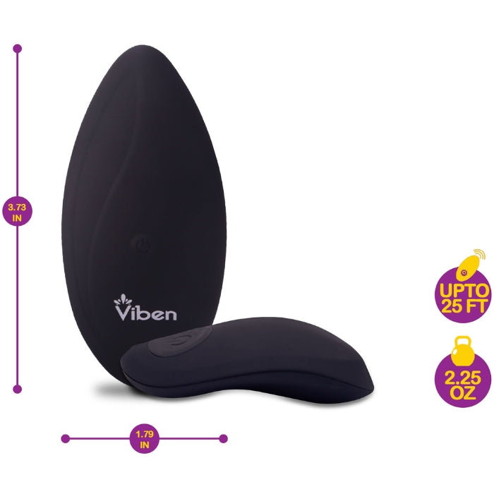 Redefine sexy time with Racy, a sleek, flexible, rechargeable, on-the-go panty vibe. Racy features a powerful motor strategically placed at the tip of the vibe for intense or titillating pleasure. tease yourself or your partner with this unique, multi-function, remote controlled vibe. Racy is great for couples or solo play. Racy has 10 Powerful Functions, 5 Intense Vibration Patterns, Remote Control, Standby Mode, is USB rechargeable, waterproof.
