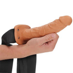RealRock Hollow Strap-On! This gear will give you extra girth and length, help you last longer, reduce premature ejaculation. The Strap-On is adjustable, so it will fit any body shape. The dildo of this Strap-On has a realistic look and feel to it. Dildo length: 8" (21 cm)