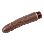 Real Touch Vibrating 7.7inch Dildo in a seductive dark shade. Designed to provide an incredibly lifelike experience, this pleasure toy combines lifelike texture with powerful vibrations. Its 7.7 inches of pure satisfaction deliver intense pleasure, while the realistic design ensures an authentic encounter.