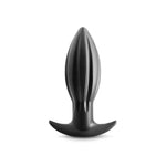 Made of super soft and bouncy silicone, this plug can be manipulated to fit and expand on demand. 4.92" in total length. 3.74" in insertable length. 1.57" at widest insertable point.