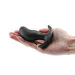 Renegade Bull Prostate Plug - Small. Made of super soft and bouncy silicone, these plugs can be manipulated to fit and expand on demand. Only limited by your imagination. Product Dimensions: 10.2 cm x 8.2 cm x 3.4 cm, Insertable Dimensions: 7.7 cm x 4.1 cm.