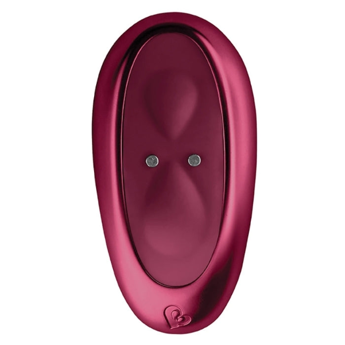 The world’s first ride on vibrator and wand combination! Straddle your Ruby Glow Blush for an external vulva and perineum massage or transform it into a G-spot penetrating wand in one easy motion. Dual independent motors deliver deep rumbling vibrations, Let your lover take over with the remote control or tease yourself mercilessly through deep stimulation in all the right places. From clitoris to anus and everything between. USB Rechargeable.