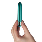 Velvety soft mini vibrator for erotic moments of pleasure – even on the go! There are 10 exciting vibration modes for you to choose from which can be controlled at the push of a button. You will be able to feel the intense vibrations through the velvety soft surface. Complete length 10.3 cm, Ø 1.6 cm. ﻿Battery not included.