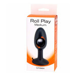 Roll Play Medium Anal Plug - Black