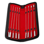 Work your way up with this 8 piece urethral set. Plug your penis and move up a notch when you are ready. Made from premium stainless steel and comes with a premium zip bag where you can safely store your precious toys. 