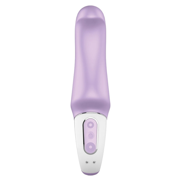 The combination of a flexible shaft and a curved tip makes the Charming Smile the ultimate G-spot expert. The 12 powerful vibration programs are made up of 6 intensities and 6 divine patterns. 100% waterproof, The Charming Smile invites you to enjoy sensual pleasure in the shower or in the bath. USB rechargeable.