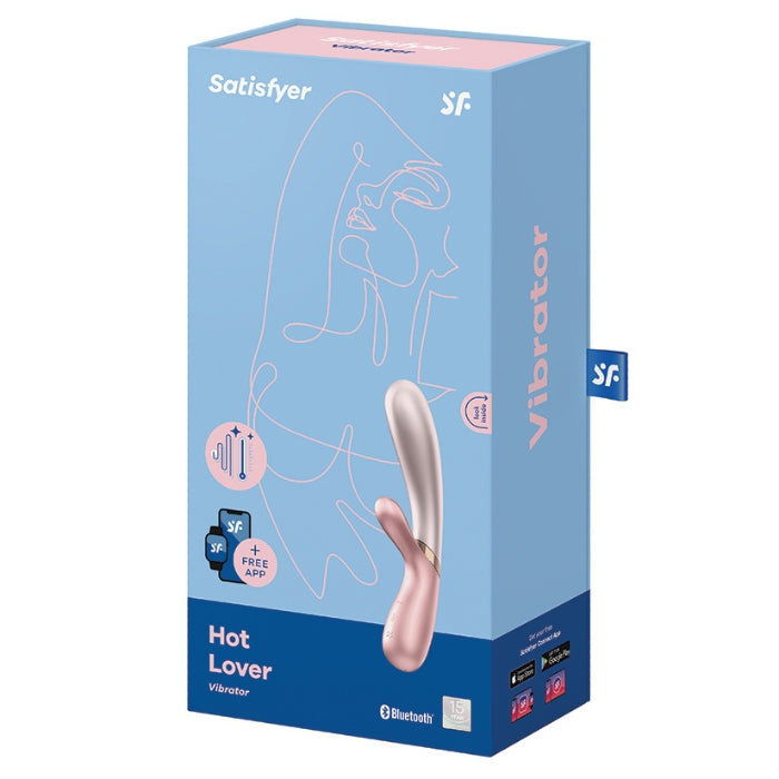 The Satisfyer Hot Lover is a rabbit vibrator with that extra certain something! While the shaft with its ergonomically curved tip seduces your G-spot, the smaller stimulator takes care of the intense clitoral stimulation. The two powerful motors can be controlled independently of each other using the control panel on the vibrator or the Satisfyer Connect app. You can also use the device’s warming function for extra hot moments: The shaft of the Satisfyer Hot Lover can be heated up to 39 degrees C