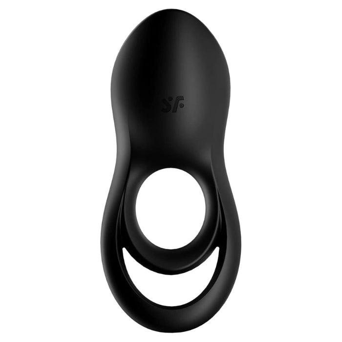 Satisfyer Legendary Duo you can enjoy cinematic moments and unforgettable highlights. The cock and testicle ring is placed around your shaft and the two companions to restrict blood flow so you can make the pleasure last all night. Enjoy better stamina, intensity, and rigidity! With 12 vibration programs you have the choice between different settings from gentle to intense.